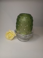 Fenton Fairy Lamp With Beautiful Details And Colors 💚 Read