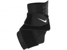 Nike Pro Ankle Strap Sleeve Black / (White) - Size M OFFICIAL MERCHANDISE NEW UK