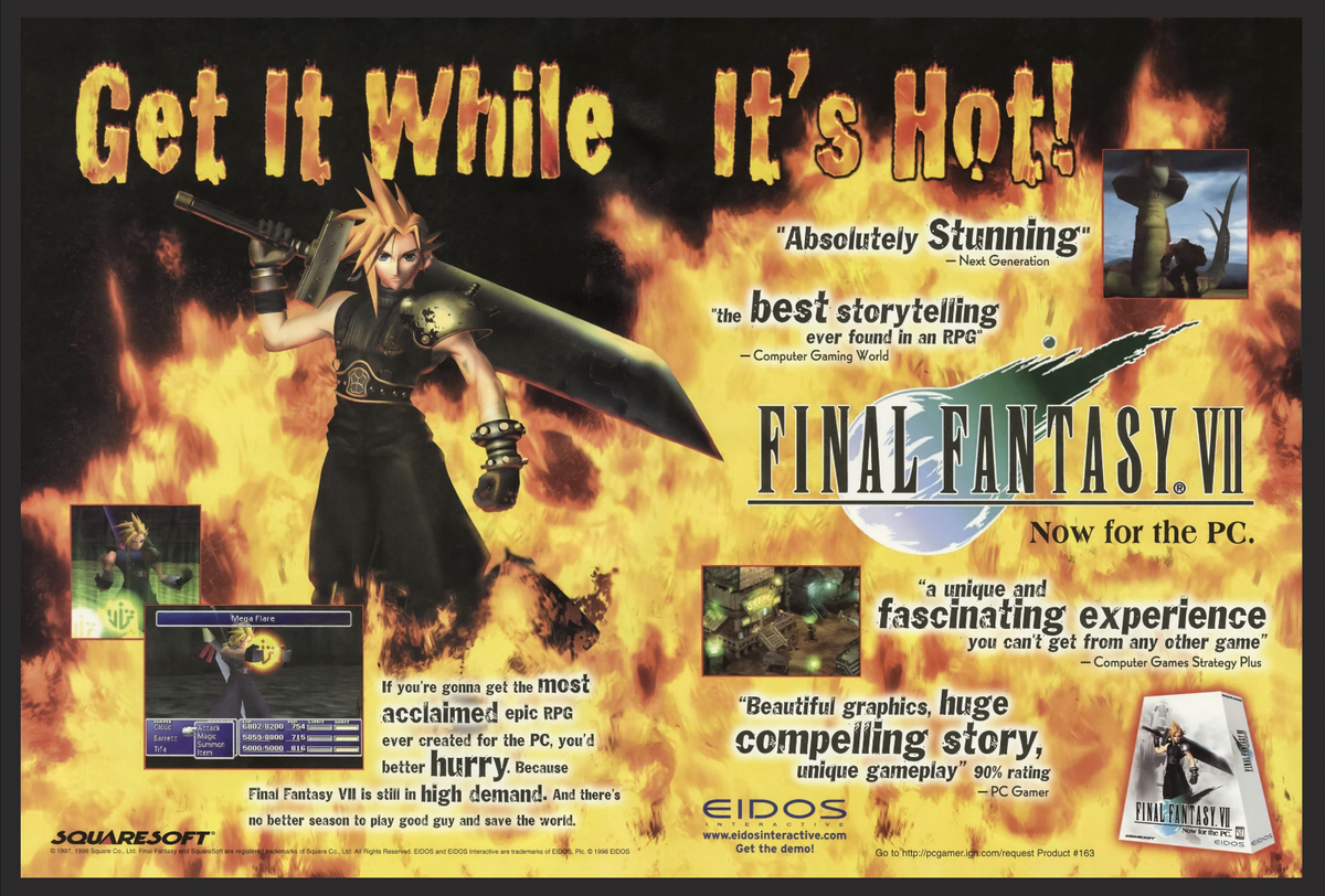 Final Fantasy VII 7 PC Game Playstation 1 PS1 13