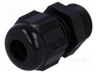 3 StüCk Helu HT-PG9-RAL9005 Kabelverschraubung