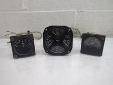 Westach GAUGE LOT Oil Pressure & Temperature CHT EGT Indicator  AMMETER   AS IS