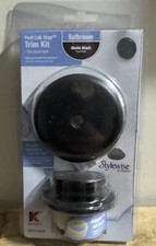 Tub Drain Matte Black Drain Cover Screw In Plate