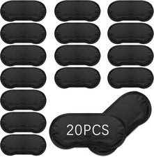 20 Pcs Eye Mask Sleep Masks Bulk Blindfolds for Team Building Party Games with N