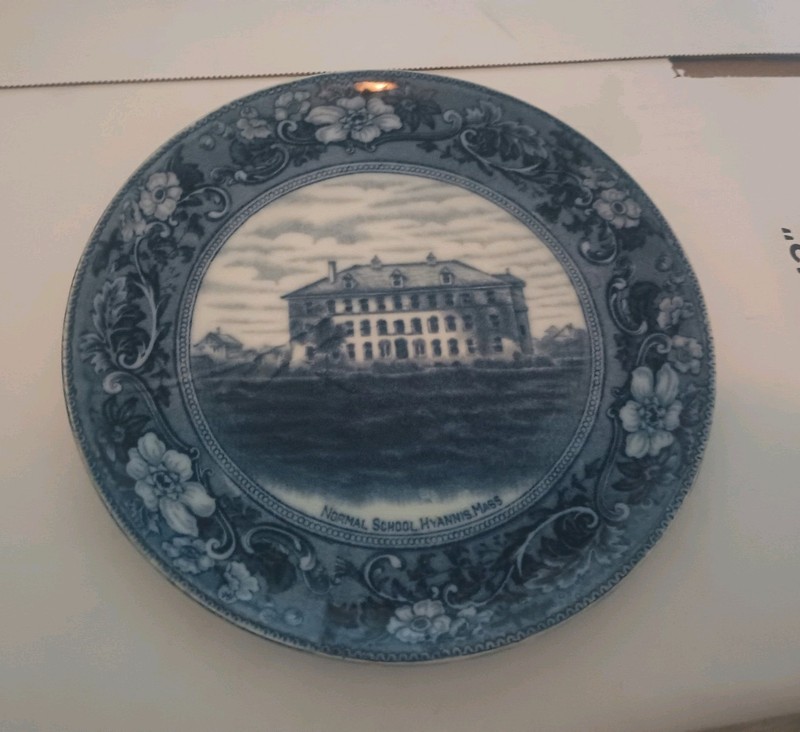 Souvenir China Plate 1910-Normal School,Hyannis,MA-Must See