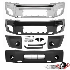Front Bumper Face Bar End Cap Extension Filler For Nissan Titan Armada 2004-15