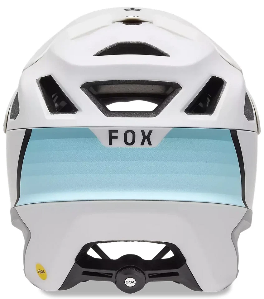 Capacete de mountain bike Fox Racing Dropframe Pro Grid cinza claro - Imagem 4 de 4