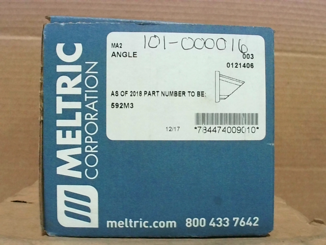 Meltric MA2 Blue Metal Angle Adaptor 592M3-New In Box img