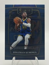 Jonathan Kuminga 2021-22 Panini Select Blue RC Rookie Golden State Warriors