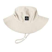 Baby Toddler Sun Hat,Kids Summer UPF 50 Foldable Beach Bucket 0-6 Months Khaki