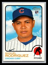 2022 Topps Heritage Manuel Rodriguez #291 Chicago Cubs Rookie