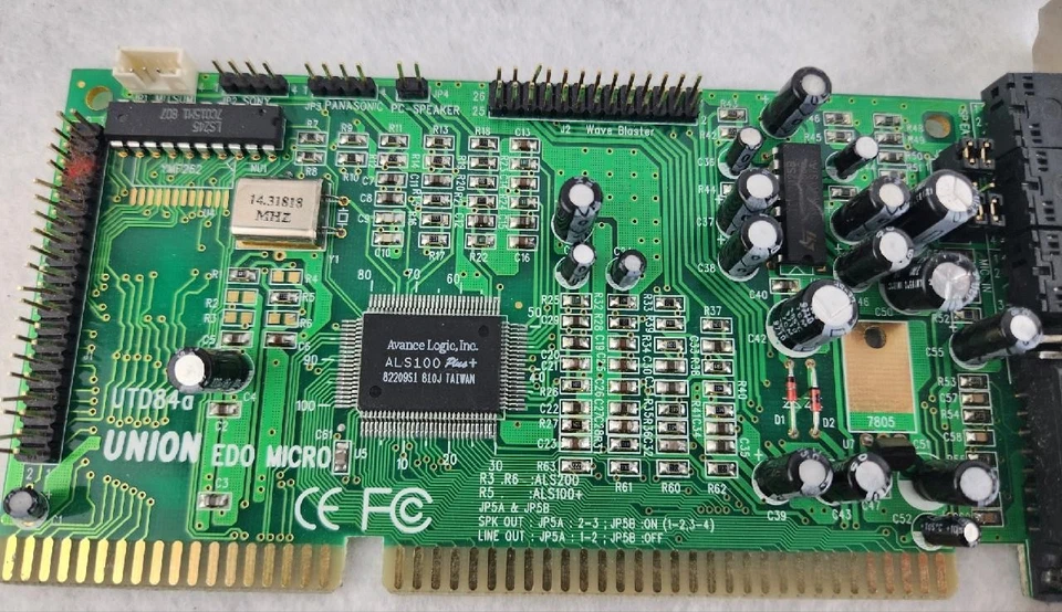 Vintage Union EDO Micro ISA PC Sound Card UTD84a - Image 4 of 4