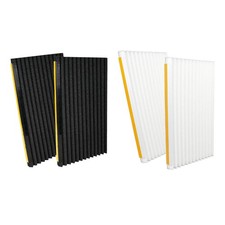 2x Paneles de Espuma Aislante Verano Invierno Accesorios Prácticos Absorbente de Sonido