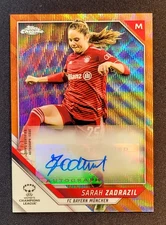 2021-22 Topps Chrome UEFA Women's Champions League - Sarah Zadrazil AUTO /25