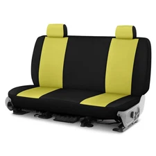 Dash Designs Neosupreme 4th Row Yellow w Black Custom Seat Cover