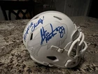 Steve Tasker Signed Custom Mini Helmet “Might Be Chilly” Script And Custom Visor