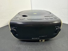 Sony Dream Machine ICF-CD815 FM/AM Radio CD Player Dual Alarm Clock-TESTED/WORKS