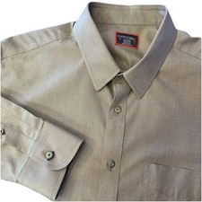 Untuckit Men s Shirt Sz XL Long Sleeve Button Up Regular Fit Gray Wrinkle Free