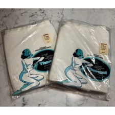 Set of 2 Vtg Montgomery Ward's "Thermanit" Ladies' Thermal Underwear Sz M  L