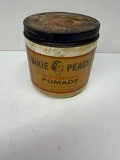 Vintage Dixie Peach Pomade Hair Dressing Glas...