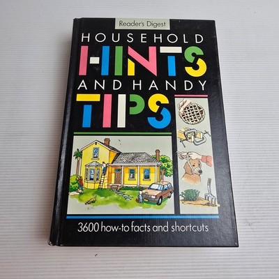 Household Hints and Handy Tips Readers Digest Hardcover 1990