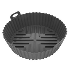 Air Fryer Silicone Baking Tray Reusable Air Fryer Mat for Basket Heat Resista...