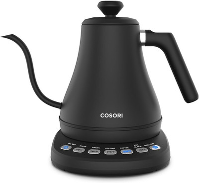 Electric Gooseneck Kettle with 5 Temperature Control Presets, Pour over Kettle f