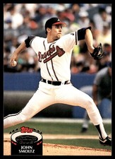 John Smoltz 1992 Stadium Club #459 Braves MLB READ FREE SHIPPING AutographDen