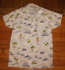 VTG 1950s Mens Small JAMAICA DR BIRD ISLAND F...