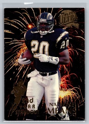 1994 Fleer Ultra 2nd Year Standout #10 Natrone Means San Diego Chargers