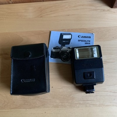 Canon Speedlite 188A Aufsteckblitz Blitzgerät ungeprüft.