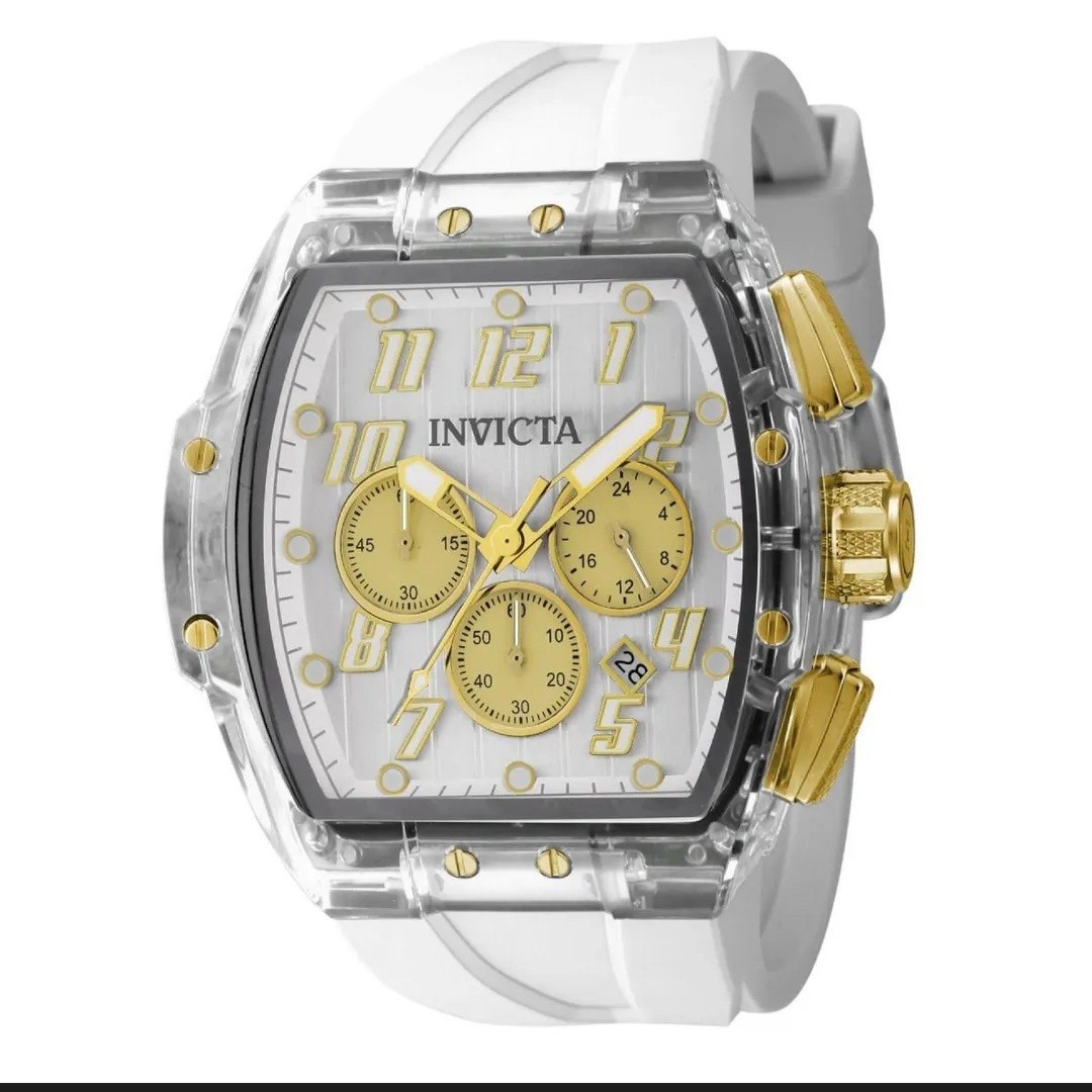 ウォッチマンさま限定アルミフレーム 仮縁セット販売 ー1 ウッドゴールド Invicta S1 Rally Vortce Men's Watch - 47mm, White (49983) | eBay