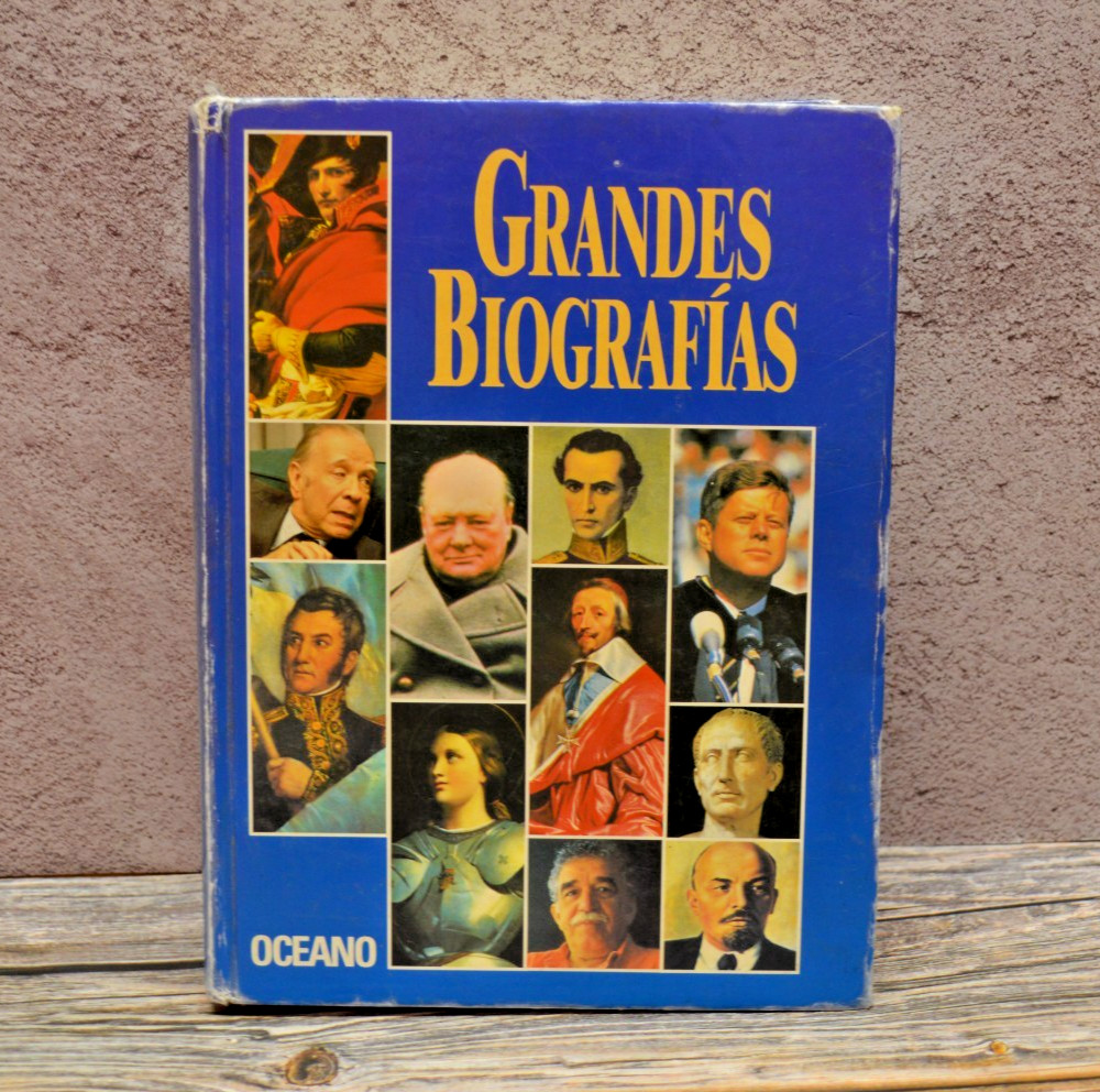 Grandes Biografías Hardcover Book Océano Editorial 1999 – Illustrated Spanish