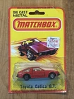 NOS 1980 Matchbox Lesney Superfast RED Toyota Celica GT - Hong Kong