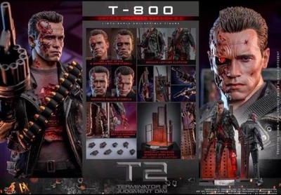 Hot Toys Terminator 2 Battle Damaged DX46 wie NEU