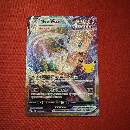 Mew VMAX 114/264 Fusion Strike Holo Ultra Rare 310 HP English 2021