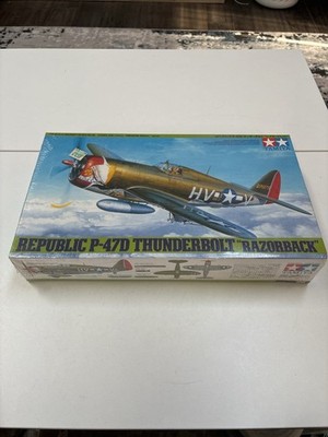 Tamiya 1/48 Republic P-47D Thunderbolt Razorback 61086 Factory Sealed OOP