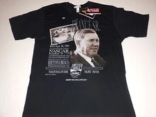 NEW CHASE AUTHENTICS NASCAR HALL OF FAME BILL FRANCE SR. T-SHIRT SIZE L