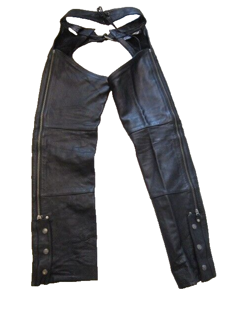 Harley Davidson ~ Leather Chaps ~Bar & Shield 98090-06VM ~ Unisex