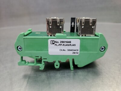 PHOENIX CONTACT FL-PP-RJ45/RJ45 (2901646) RJ45 Connector Module. 3D-7 ...