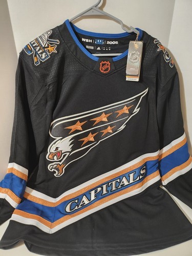 NWT Washington Capitals Authentic Reverse Retro 2.0 Adidas NHL Hockey Jersey 46