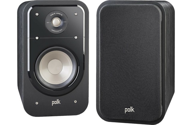polk audio monitor 40 series ii black bookshelf speakers
