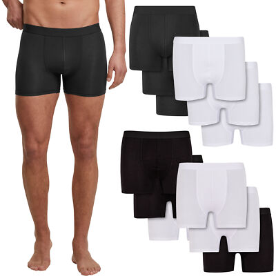 Urban Classics Bamboo Retro 3-Pack Boxer Briefs Mens Underwear Regular Fit