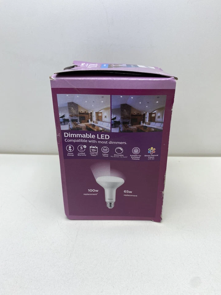 Philips acre BR30 E26 (Medium) LED Bulb Daylight 100 Watt Equivalence 1 pk - Image 3 of 4