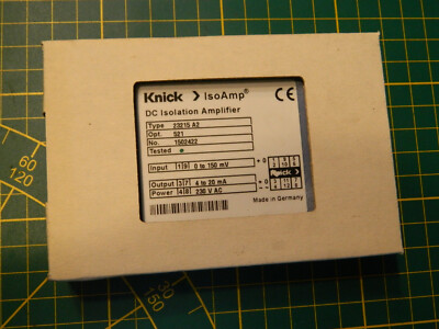1 x KNICK DC TRENNVERSTÄRKER 23215 A2 IsoAmp Isolation Amplifier 
