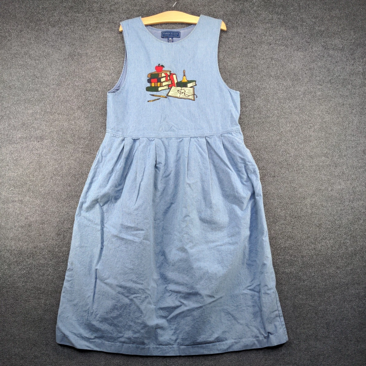 Karen scott top denim dress