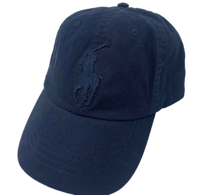 NEW POLO Ralph Lauren Men's BIG PONY Chino Sport Ball Hat-Navy
