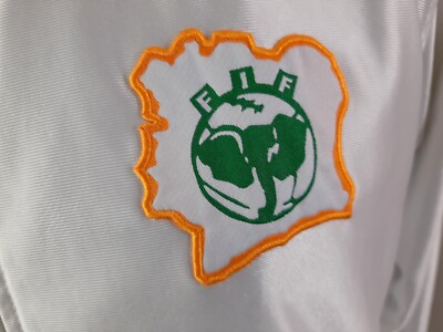 Ivory Coast 2003/2004 UHLSPORT Track Jacket Men's Size M White