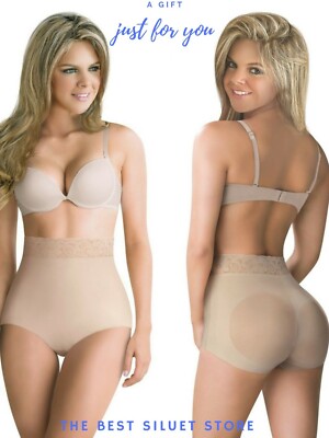 Faja Colombiana Panty Levanta Cola Control de barriga, efecto lifting de glúteos