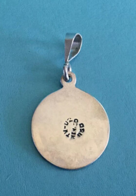 TV-02 Taxco Mexico 950 Silver Cross in Cross Charm Pendant