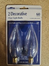 2 Pk 60 Watt Decorative Bulb